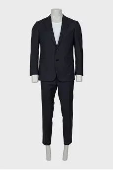 Men's black suit
