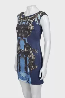 Silk A-line dress