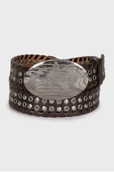 Vintage Belt with Braiding