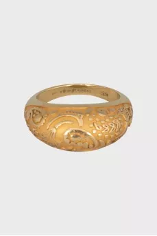 Aqua Mini Gold Ring