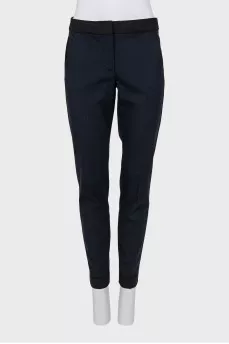 Mid rise trousers