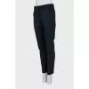 Mid rise trousers