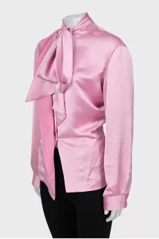 Fitted blouse in pink
