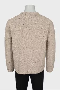 Men's beige jumper with tag
