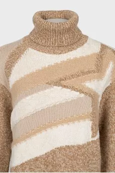 Cashmere turtleneck sweater
