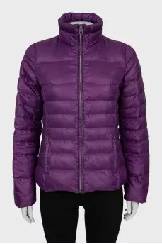 Fitted jacket in purple