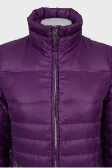 Fitted jacket in purple