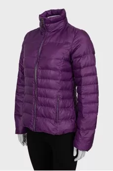 Fitted jacket in purple