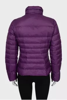 Fitted jacket in purple