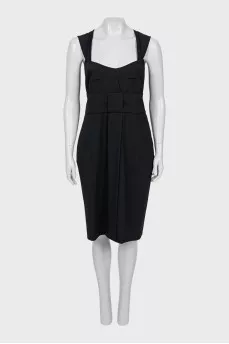 Wool sheath dress
