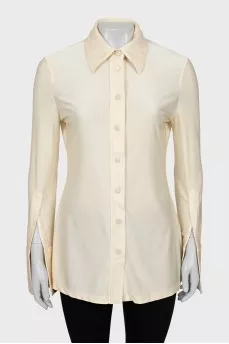 Shirt decorated with crystals