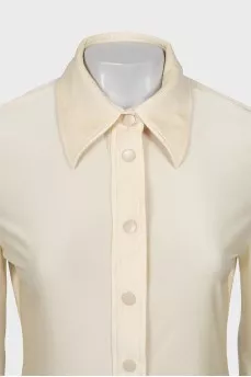 Shirt decorated with crystals
