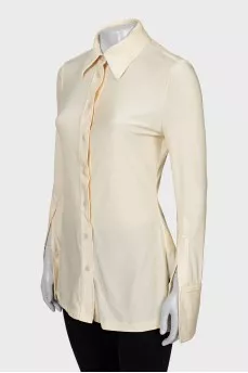 Shirt decorated with crystals