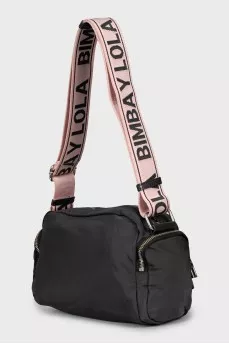 Textile bag with patch pockets