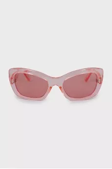 Clear cat eye sunglasses