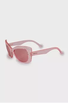 Clear cat eye sunglasses