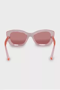 Clear cat eye sunglasses