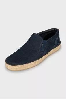 Men's slip-ons with weave