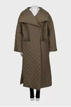 Quilted khaki jacket