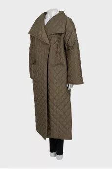 Quilted khaki jacket