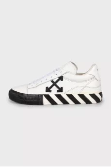 Black and white sneakers