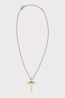 Gold pendant in the shape of a cross