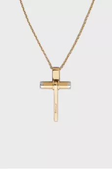 Gold pendant in the shape of a cross