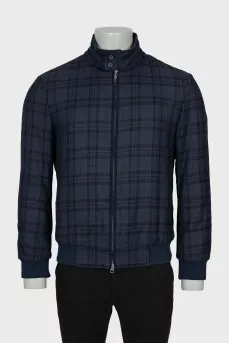 Men's cashmere and wool jacket
