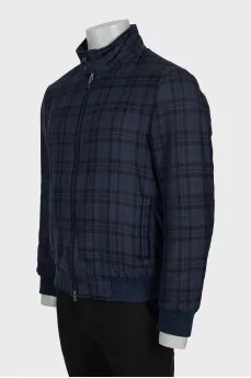 Men's cashmere and wool jacket