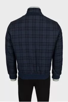 Men's cashmere and wool jacket