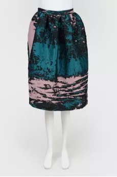 Tulip midi skirt