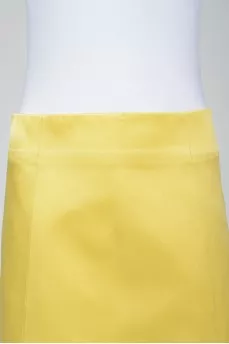 Silk mini skirt