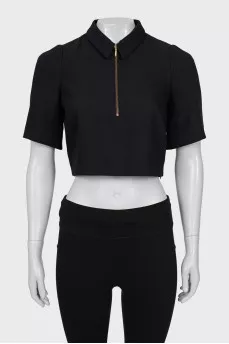 Black zip top
