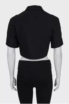 Black zip top