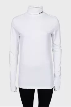 White golf with brand logo