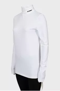 White golf with brand logo