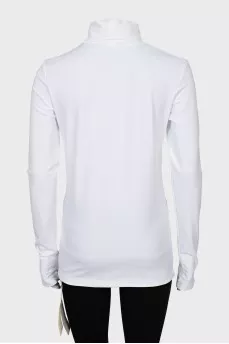 White golf with brand logo