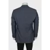 Men's Checkered Wool Blazer