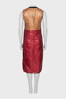 Combined bodycon dress