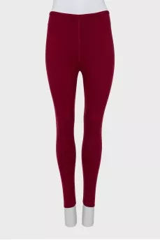 Red leggings