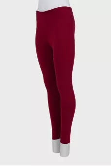 Red leggings