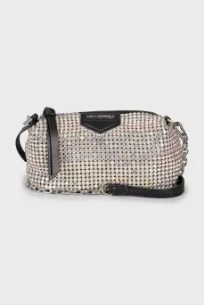 Bag decorated with crystals