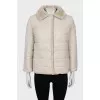 Reversible jacket with buttons