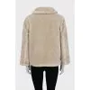 Reversible jacket with buttons