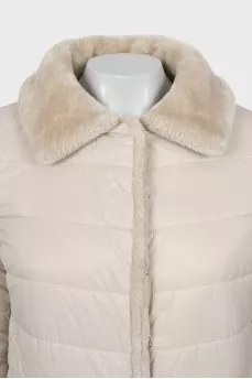 Reversible jacket with buttons