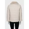 Reversible jacket with buttons