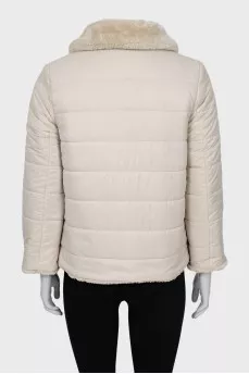 Reversible jacket with buttons