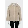 Reversible jacket with buttons