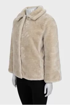 Reversible jacket with buttons