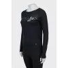Wool and silk jumper with crystals